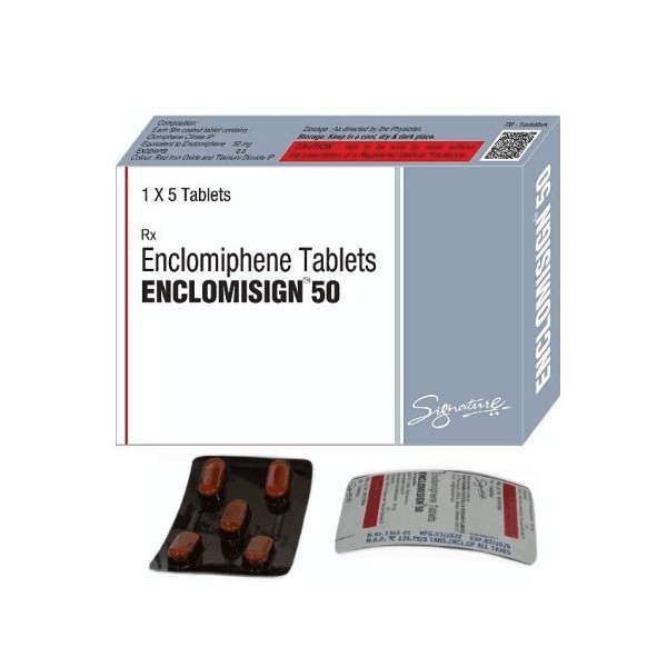 エンクロミフェン 50mg★Enclomiphene 50mg 5錠