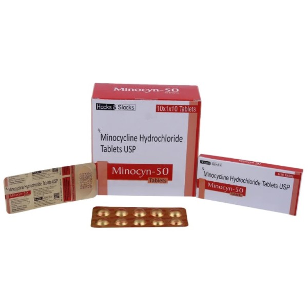 ★ミノマイシンジェネリック★  Minocyn  50mg 100錠