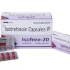 イソトレチノイン (アキュテイン) Isofree 20mg 100カプセル