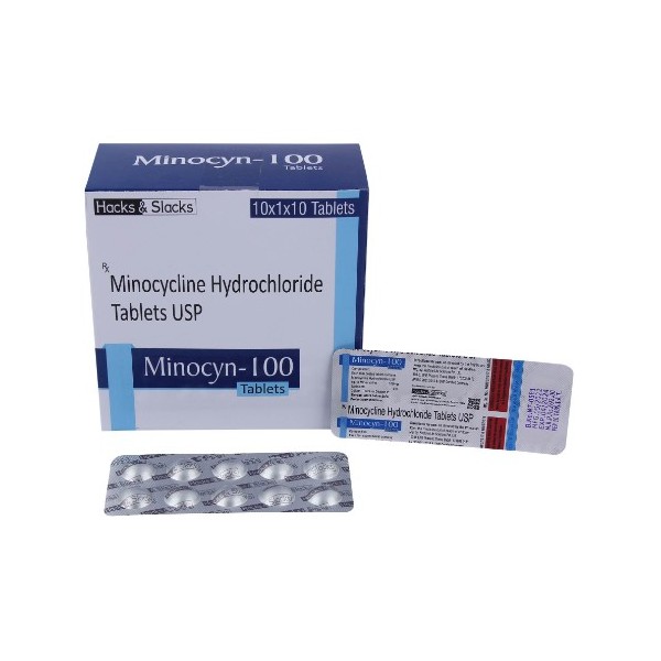 ★ミノマイシンジェネリック★ Minocyn 100mg 100錠