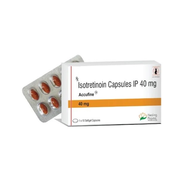 [イソトレチノイン] アキュテインジェネリック アキュパイン 40mg 100カプセル