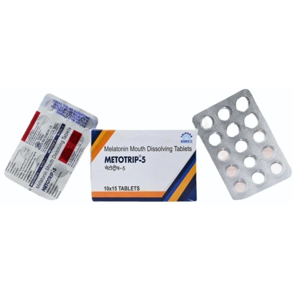 睡眠誘導剤メラトニン5mg Metotrip 5mg 150錠