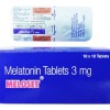 睡眠誘導剤メラトニン3mg メロセット  meloset 100錠